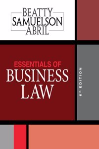 Mindtap Business Law, 2 Terms (12 Months) Printed Access Card for Beatty/Samuelson/Abril's Essentials of Business Law, 6th