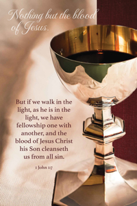 Nothing But the Blood Bulletin (Pkg 100) Communion