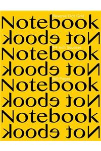Reverse Dot Grid Notebook 1/4 Inch Squares 160 pages