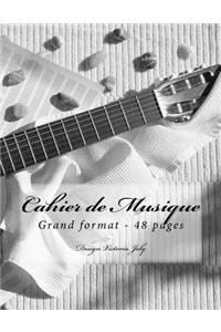 Cahier de Musique Grand format 48 pages