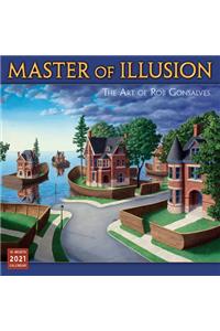 2021 Master of Illusion -- The Art of Rob Gonsalves 16-Month Wall Calendar