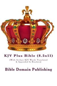 KJV Plus Bible (8.5x11)