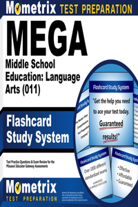 Mega Middle School Education: Language Arts (011) Flashcard Study System