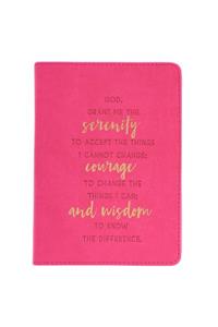 Serenity Prayer Handy Lux-Leather Journal