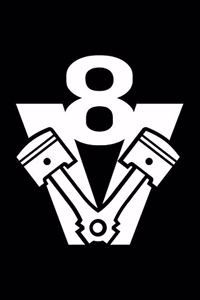 V8 Auto Notizbuch