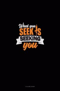 What You Seek Is Seeking You