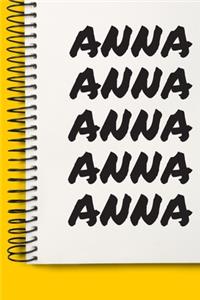 Name ANNA A beautiful personalized