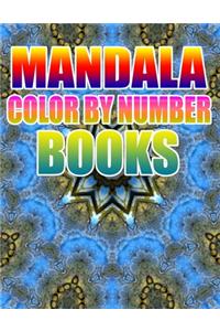 Mandala Color by Number Books