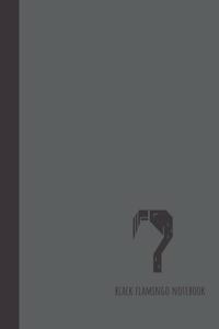 Black Flamingo Notebook