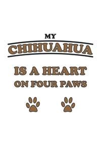 My Chihuahua is a heart on four paws