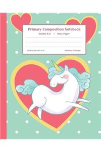 Primary Composition Notebook Grades K-2 Story Paper