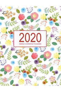 2020 Planner Weekly & Monthly 8.5x11 Inch