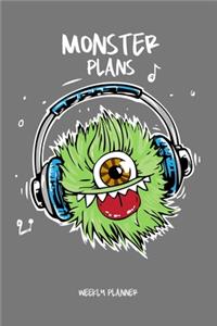 Monster Plans - Weekly Planner