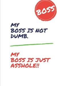 My Boss is not dumb. He is just an asshole.