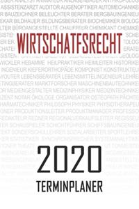 Wirtschatfsrecht - 2020 Terminplaner