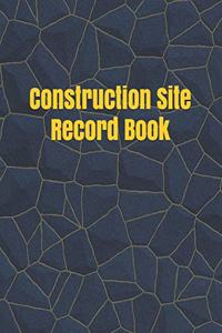 Construction Site Record Book