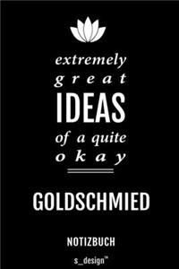 Notizbuch für Goldschmiede / Goldschmied / Goldschmiedin