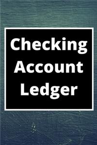 Checking Account Ledger