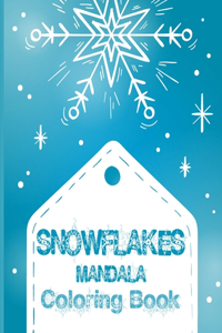 Snowflakes Mandala Coloring Book