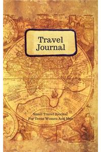 Small Travel Journal for Teens Women Men