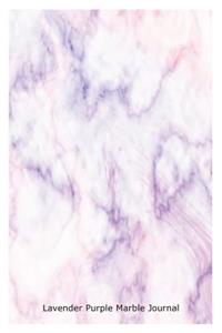 Lavender Purple Marble Journal
