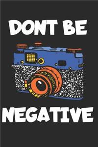 Dont Be Negative
