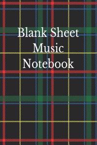 Blank Sheet Music Notebook