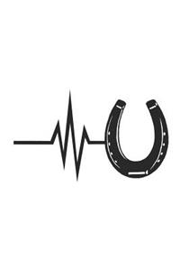 Heartbeat Black Horseshoe