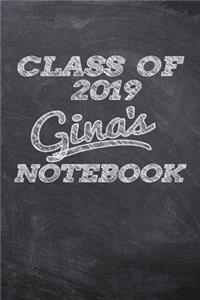 Class of 2019 Gina's Notebook