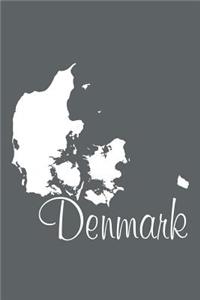 Denmark - Slate Grey Lined Notebook with Margins