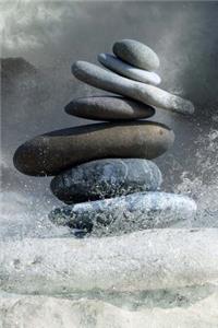 Zen Stone Tower by the Ocean Journal