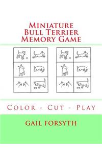 Miniature Bull Terrier Memory Game