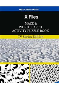 X Files Maze and Word Search Activity Puzzle Book
