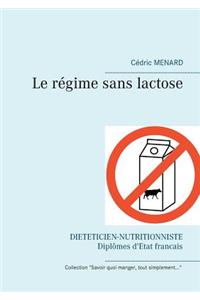 régime sans lactose