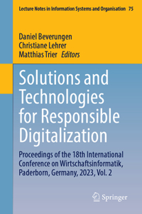 Solutions and Technologies for Responsible Digitalization