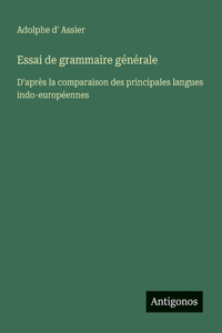 Essai de grammaire générale