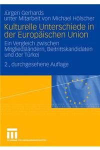 Kulturelle Unterschiede in Der Europäischen Union