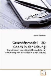 Geschäftsmodell - 2D Codes in der Zeitung