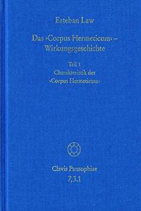 Charakteristik Des Corpus Hermeticum