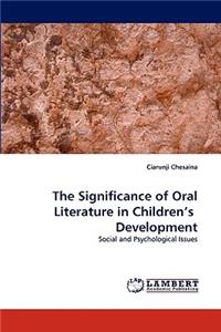 Significance of Oral Literature in Children's Development