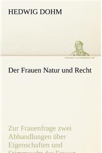 Frauen Natur und Recht
