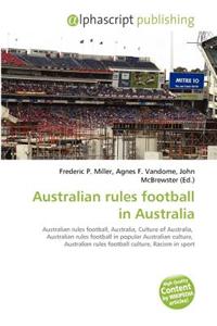 Australian Rules Football in Australia