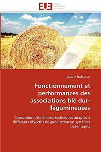 Fonctionnement Et Performances Des Associations Blé Dur-Légumineuses