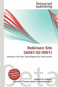 Robinson Site (Ao67-02-0001)