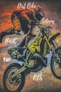 Dirt Bike Coloring Book for kids