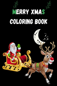 Merry Xmas Coloring Book