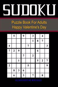 Su Doku Puzzle Book For Adults Happy Valentine's Day