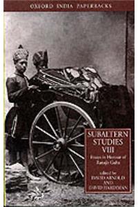 Subaltern Studies: Writings on South Asian History and Society: v. 8: Essays in Honour of Ranajit Guha