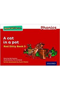 Read Write Inc. Phonics: A Cat in a Pot (Red Ditty Book 3)