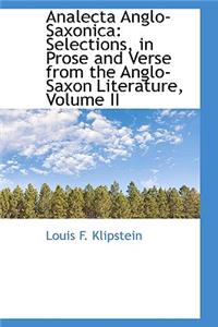 Analecta Anglo-Saxonica